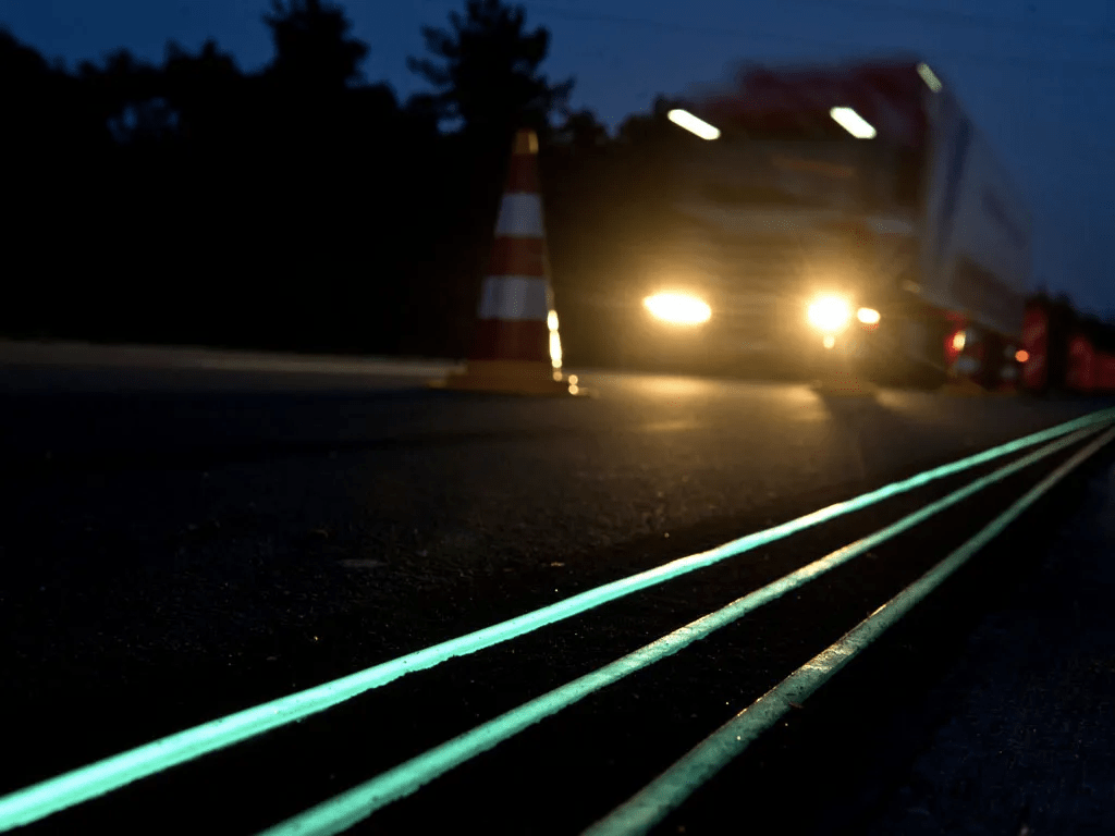 Energia: Estradas Fotoluminescentes